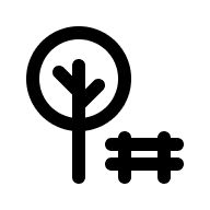 حديقة ومساحة خضراء