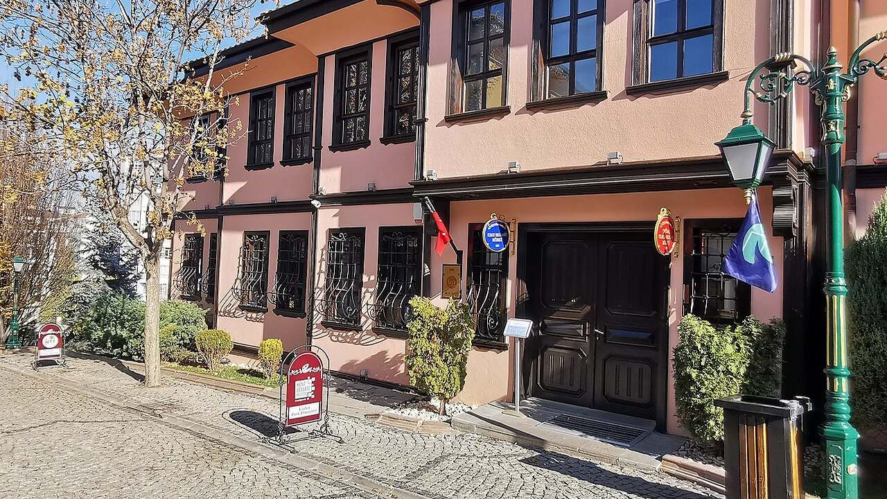 Historic museum building housing cultural museums in Odunpazarı, Eskişehir