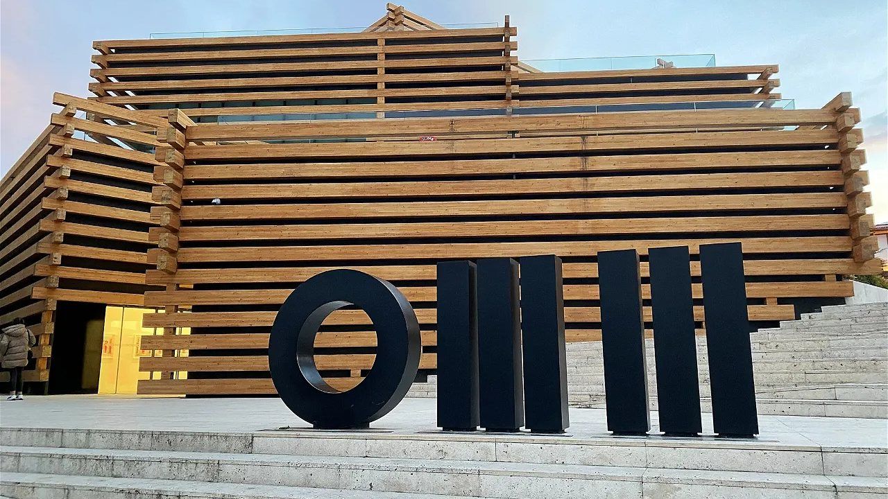 Distinctive timber exterior of Odunpazarı Modern Museum in Eskişehir