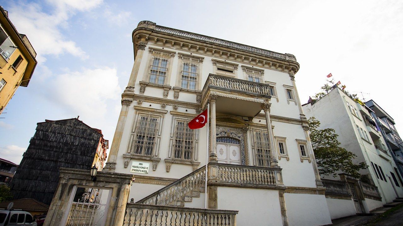 Exterior of Paşaoğlu Mansion and Ethnography Museum in Ordu