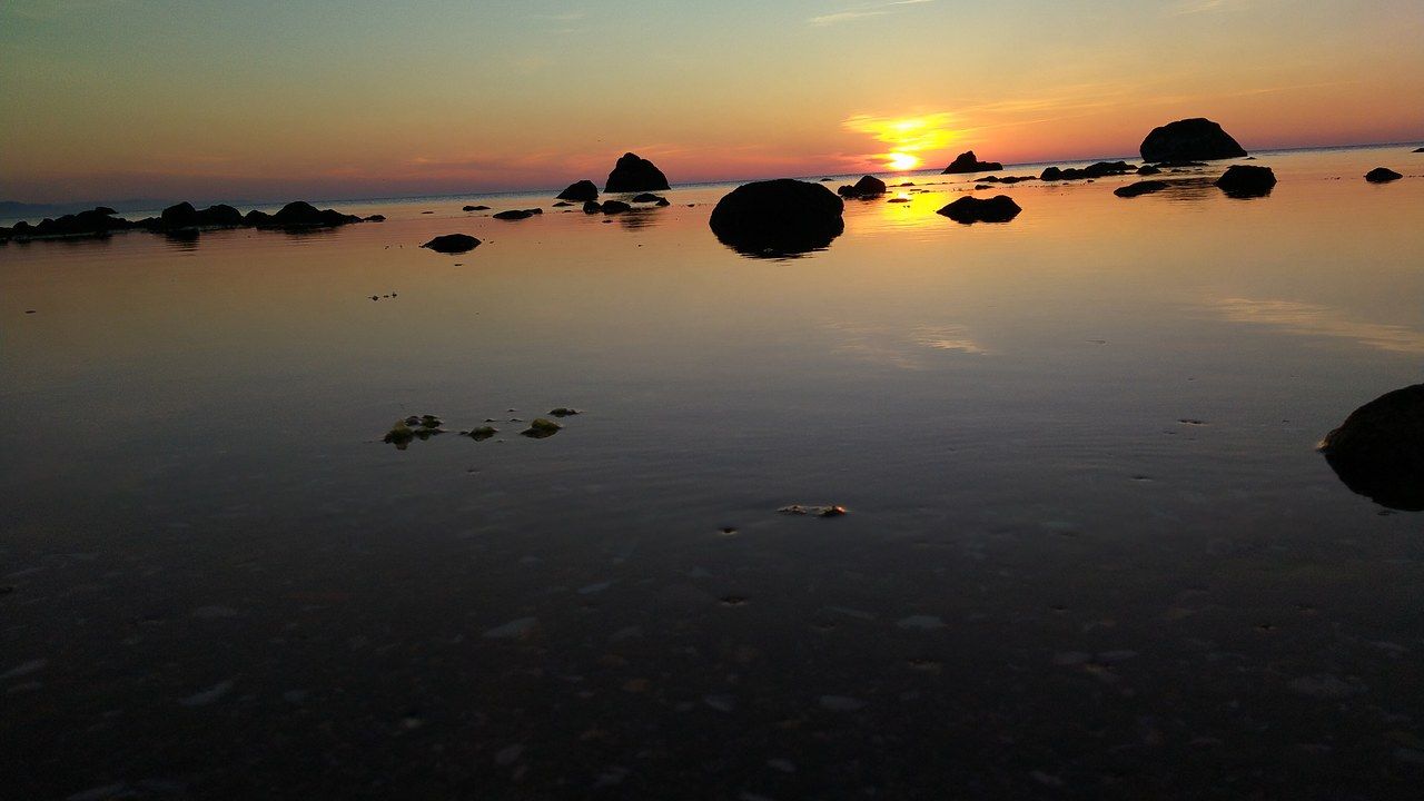 Rocky coastline and Black Sea view at Cape Jason in Ordu